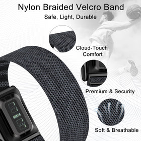omee close-up nylon texture highlighting breathable, quick-dry fabric
