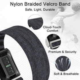 omee close-up of nylon weave highlighting breathable comfort