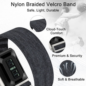 omee close-up of woven nylon texture for breathable comfort