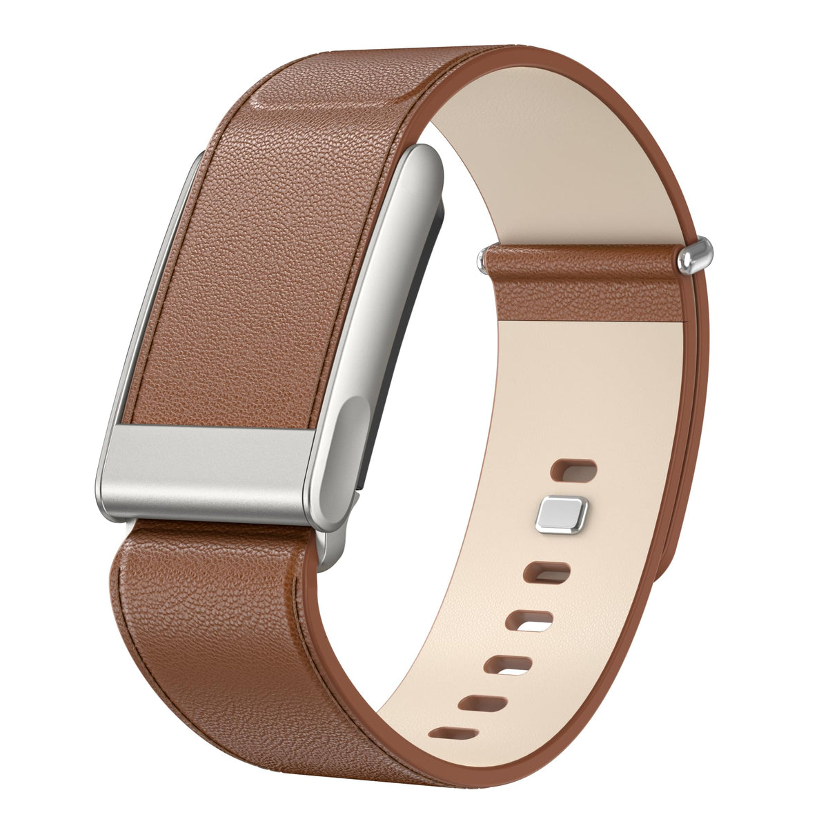 omee front view of leather band showing premium finish and stylish look