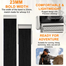 omee installed on forearm during exercise, secure fit for active use