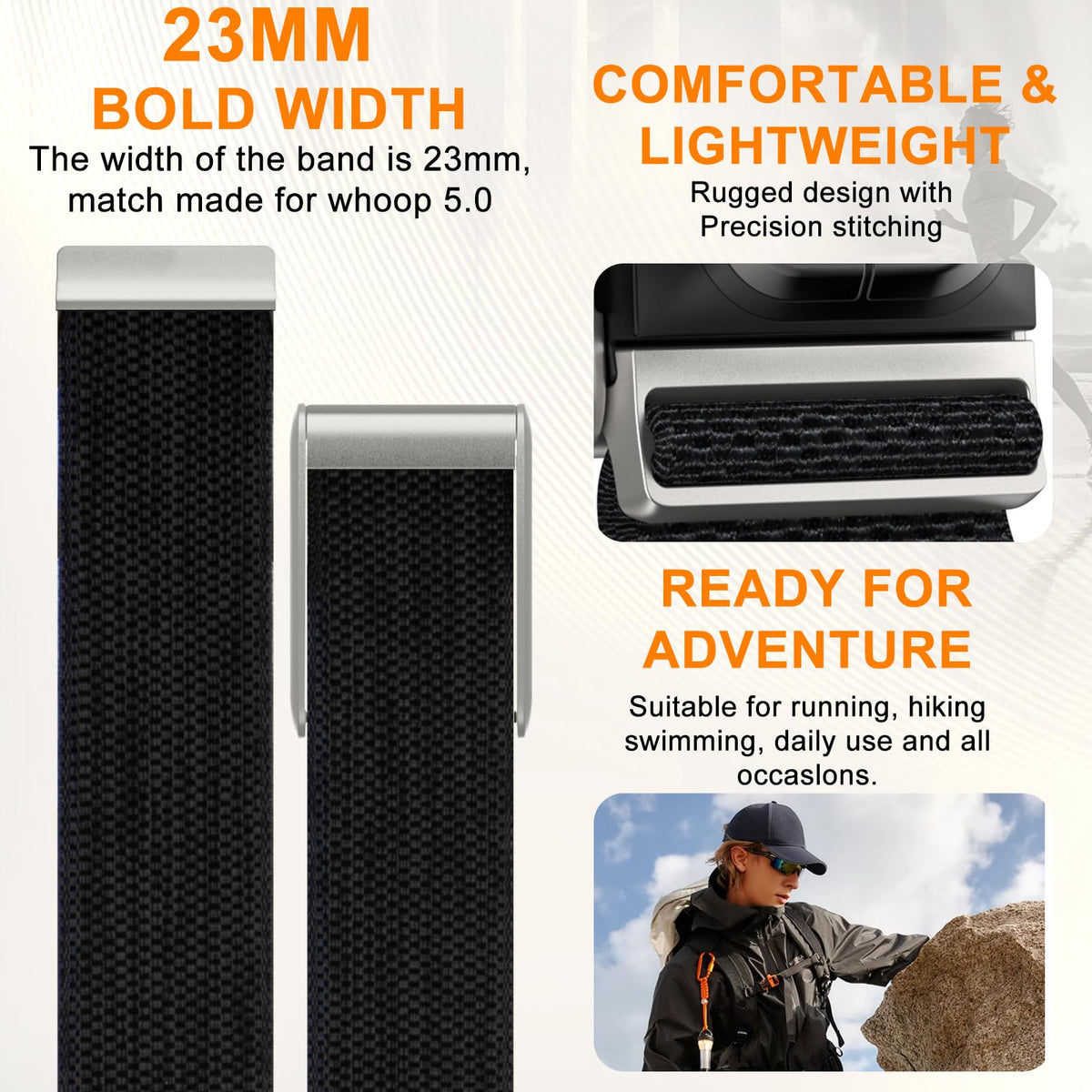 omee installed on wrist during workout showing secure fit benefit