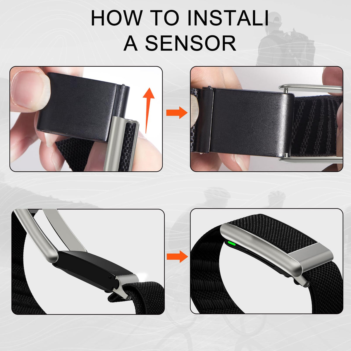 omee precise cutouts exposing Whoop 5.0 charging port for easy charging