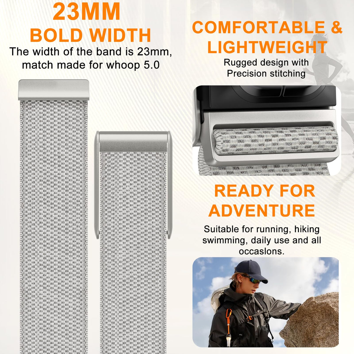 omee side view showing attachment lock for secure fit during activity