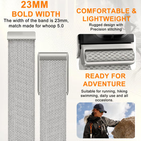 omee side view showing attachment lock for secure fit during activity