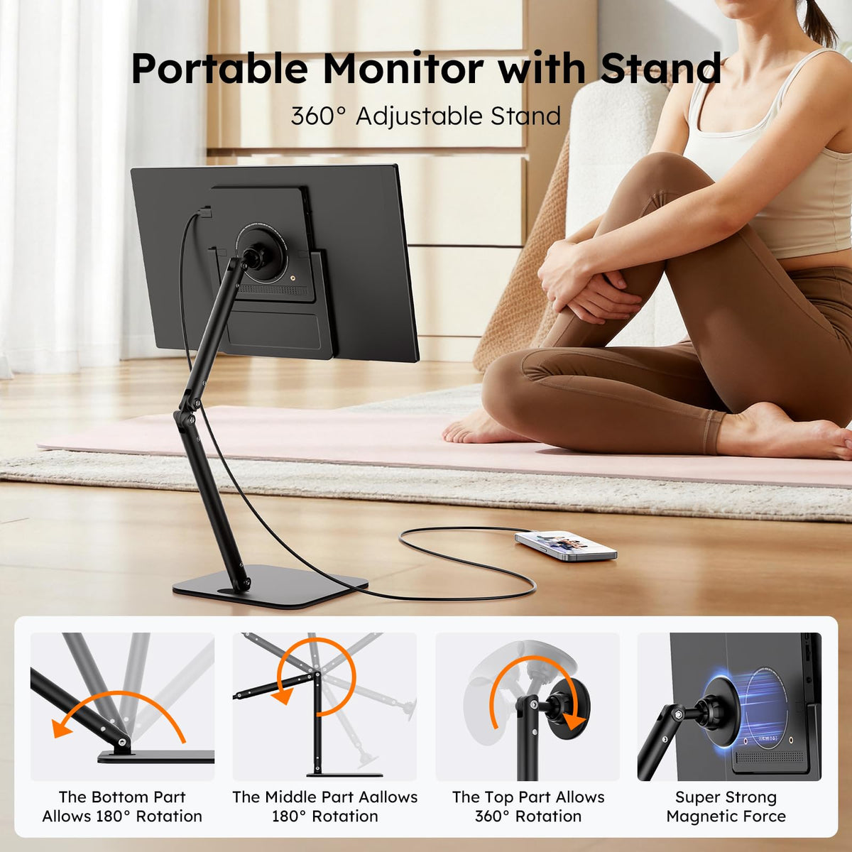 Omiodo portable monitor includes protective sleeve for travel safety