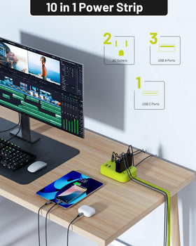 Omnibar USB-C port offering up to 5V/3A fast charging for compatible devices.