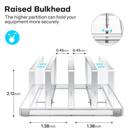 OMOTON adjustable height laptop stand fits various laptops securely