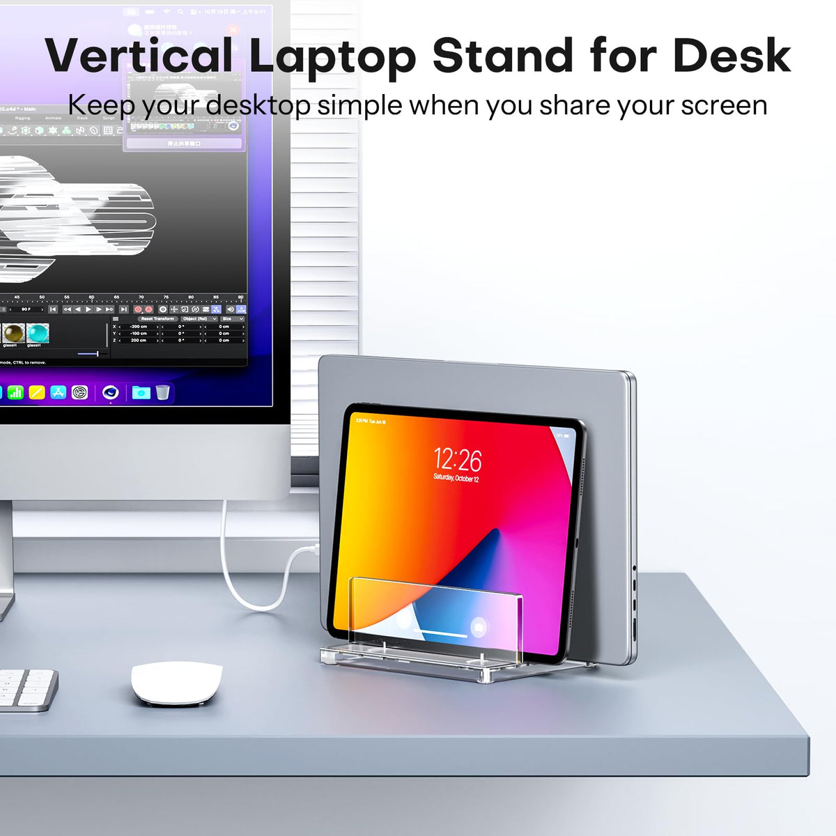 OMOTON desk organization solution reduces clutter and protects from spills