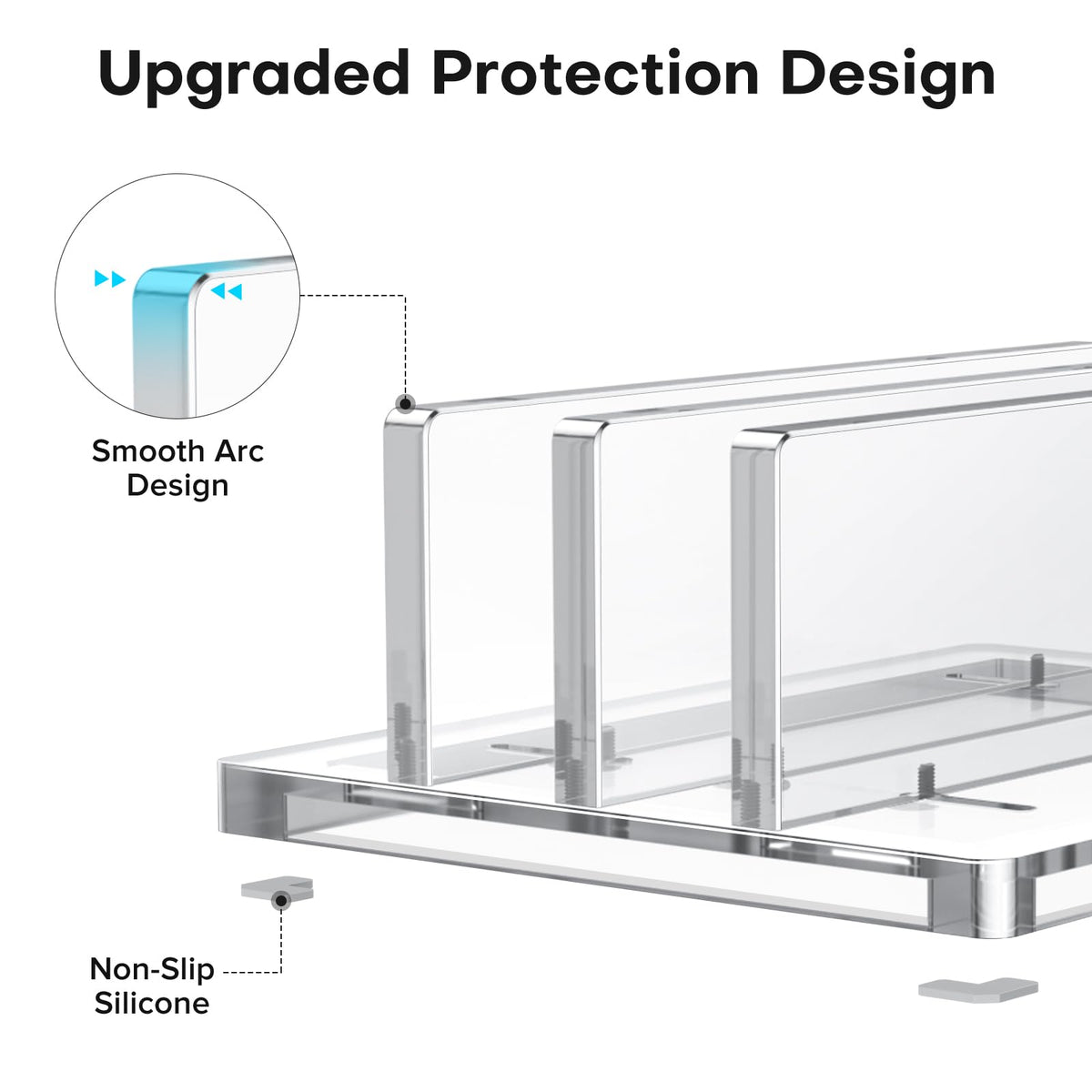OMOTON easy-installation pack for fast setup and tidy workspace