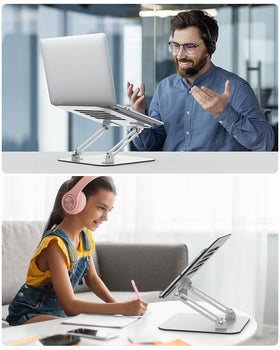 OMOTON used in real-life home office or travel setups