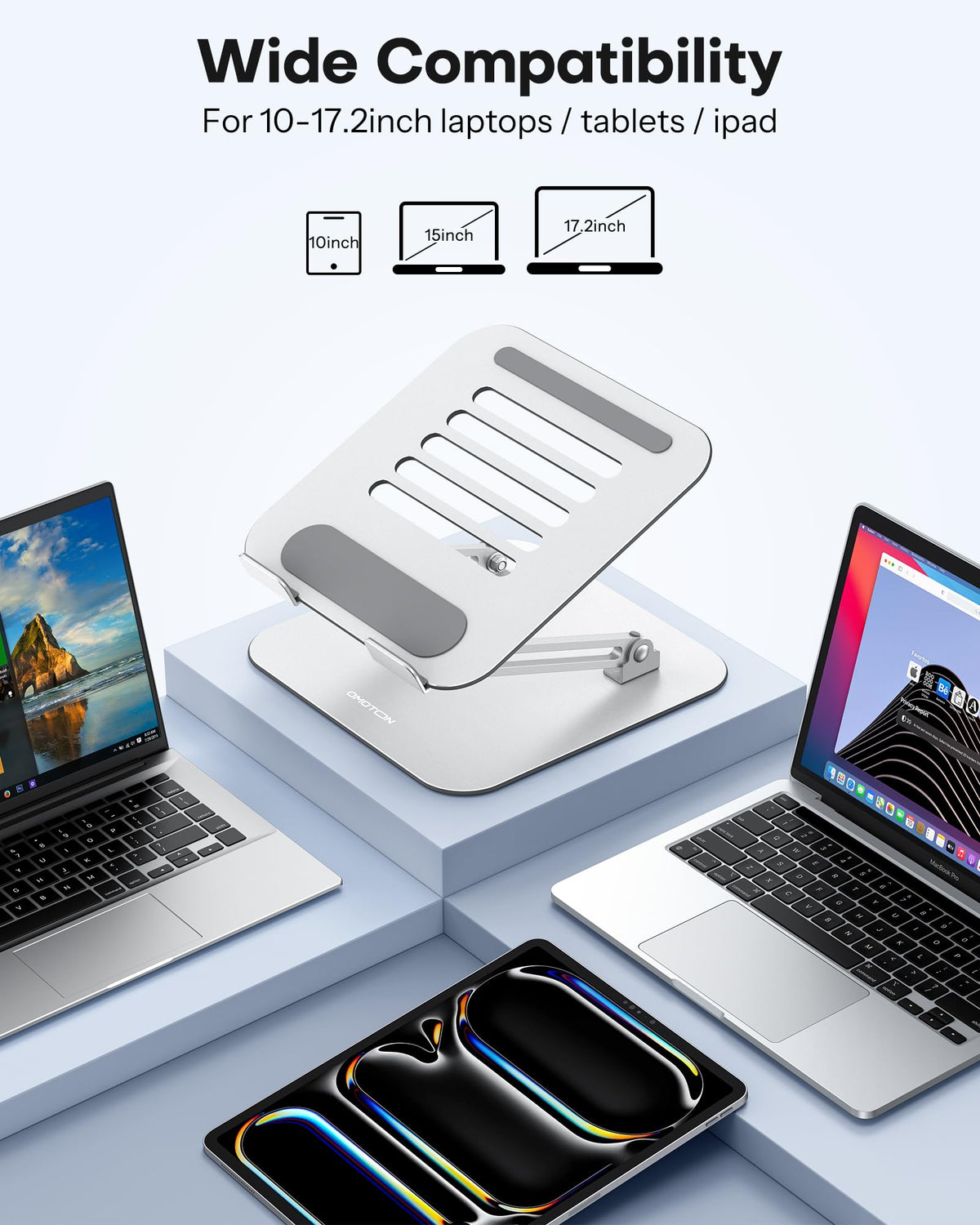 OMOTON silicone pads protect your device from scratches