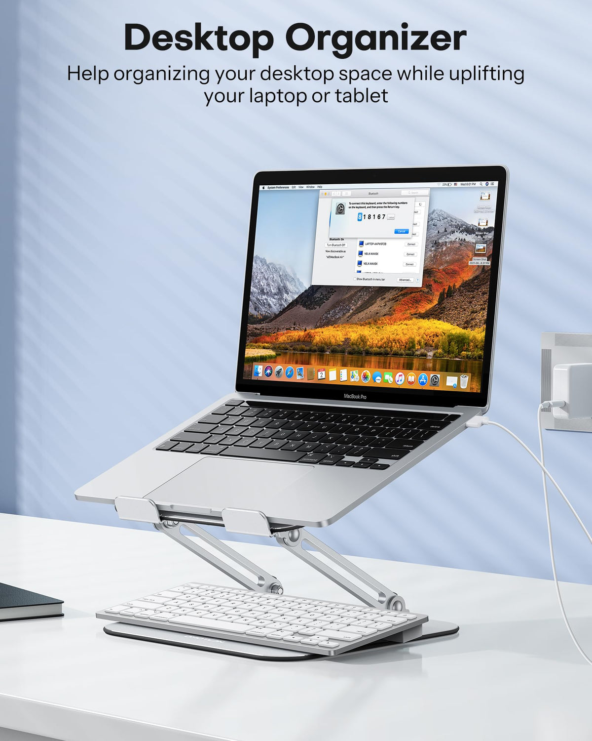 OMOTON stable base keeps laptops steady during use