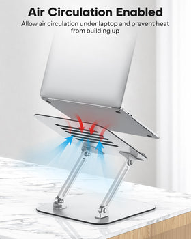 OMOTON under-desk setup saves space for other gear