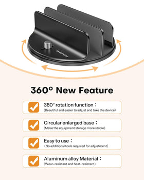 OMOTON rotating base in motion for quick access and collaborative benefit