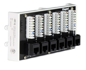 On-Q AC106A6 110-IDC punch-down terminals close-up showing durable termination support benefit