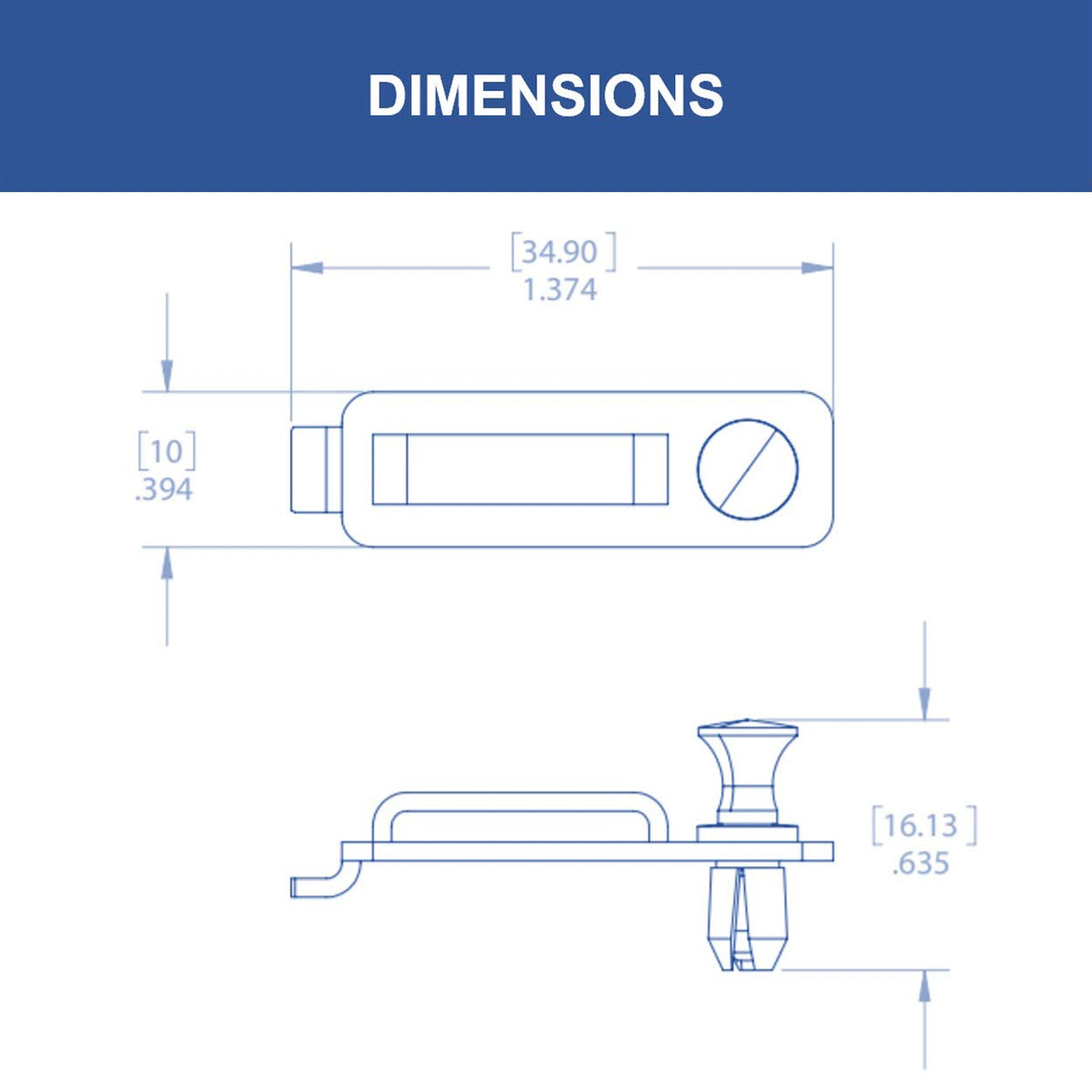 On-Q cable management clip 20-pack enables scalable enclosure organization.