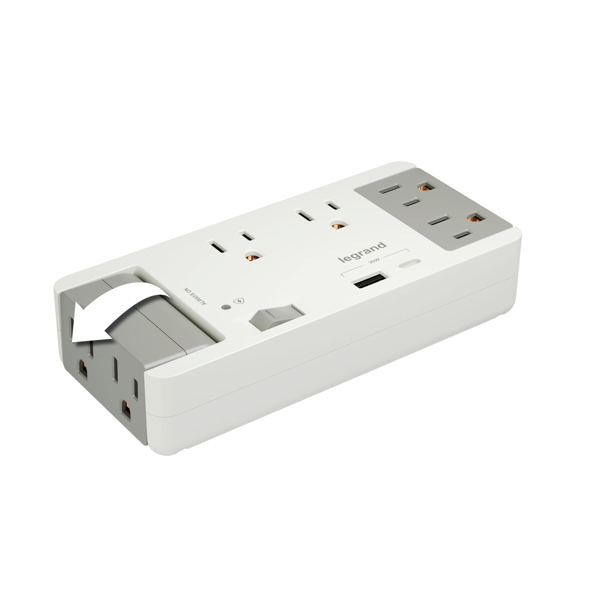 On-Q grounded outlets providing stable connections for diverse gear