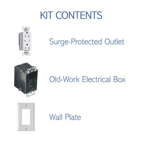 On-Q lifestyle media closet setup showing professional appearance and cable management benefit