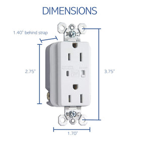 On-Q size comparison with ruler showing compact footprint for tight spaces benefit
