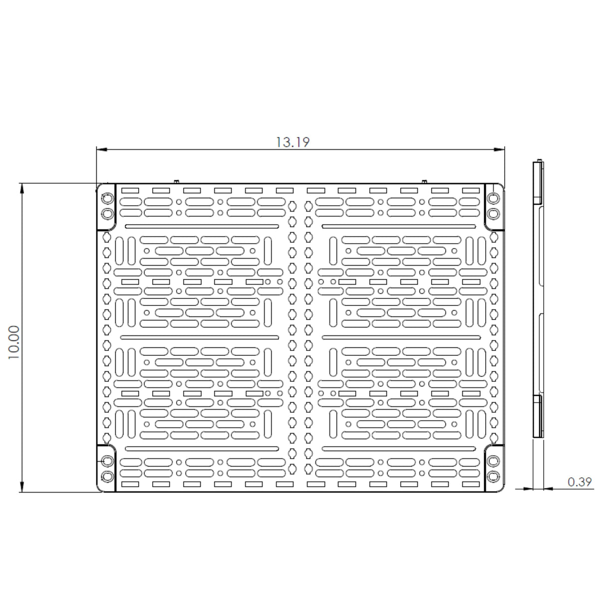 On-Q mounting plate accessories pack with clamps and grommets