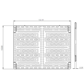 On-Q mounting plate accessories pack with clamps and grommets