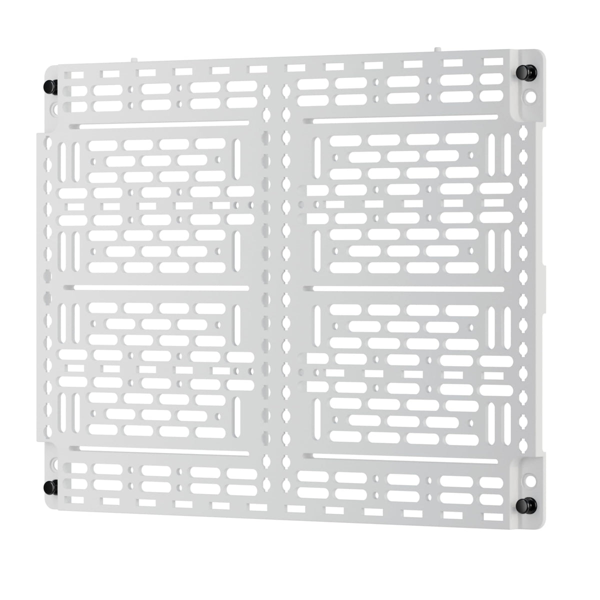 On-Q plate screw-hole pattern enabling precise alignment
