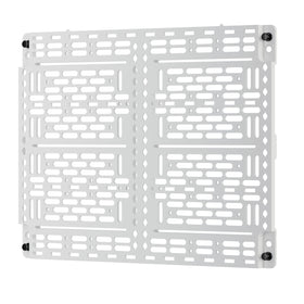 On-Q plate screw-hole pattern enabling precise alignment