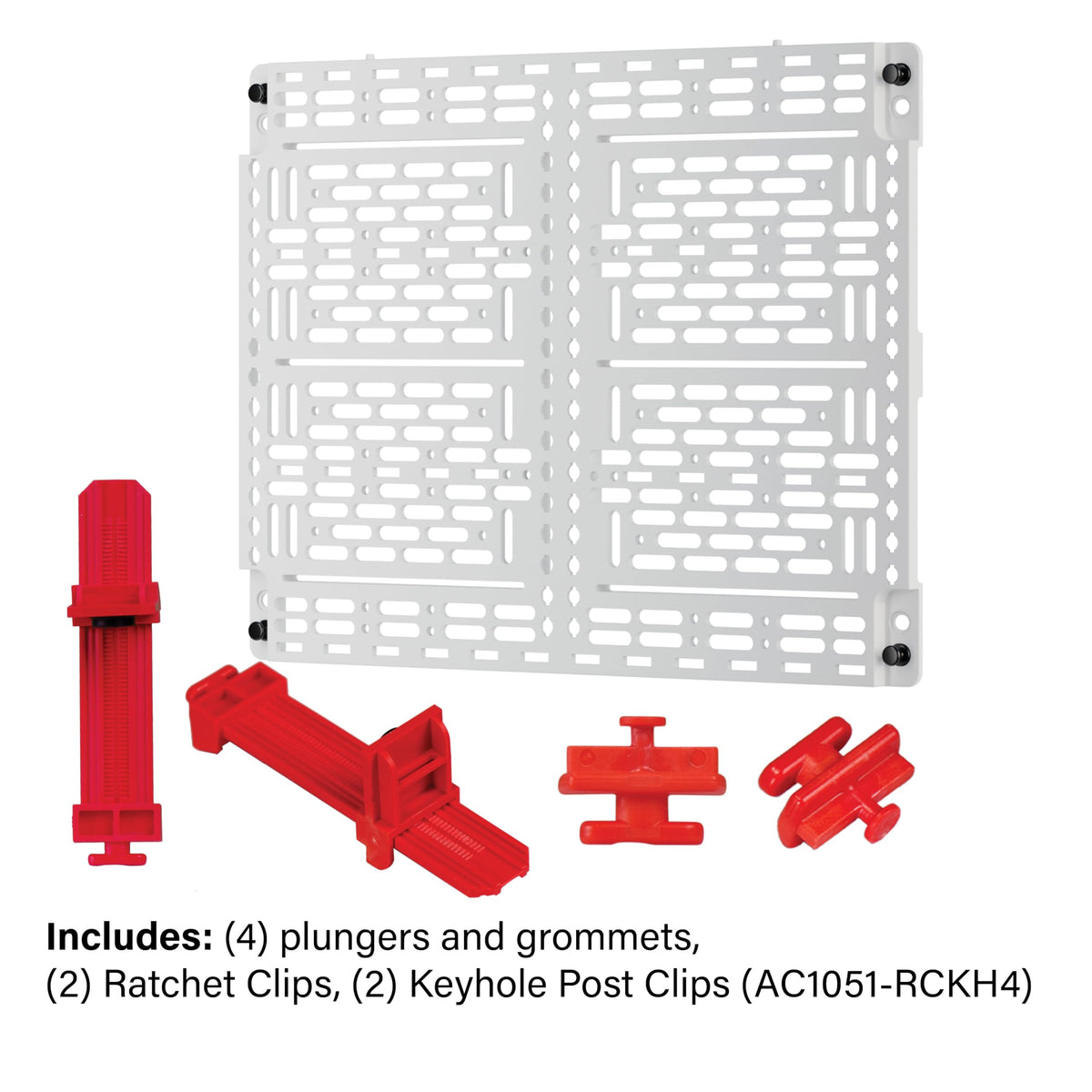 On-Q mounting plate mounted vertically inside a metal enclosure