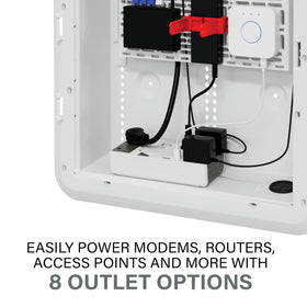 On-Q USB-A 30W port enabling quick charging for phones or accessories