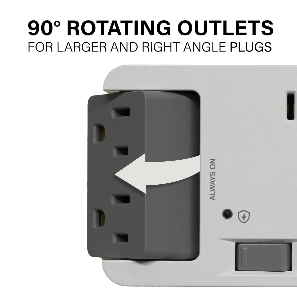 On-Q USB-C 30W port enabling fast charging for small devices