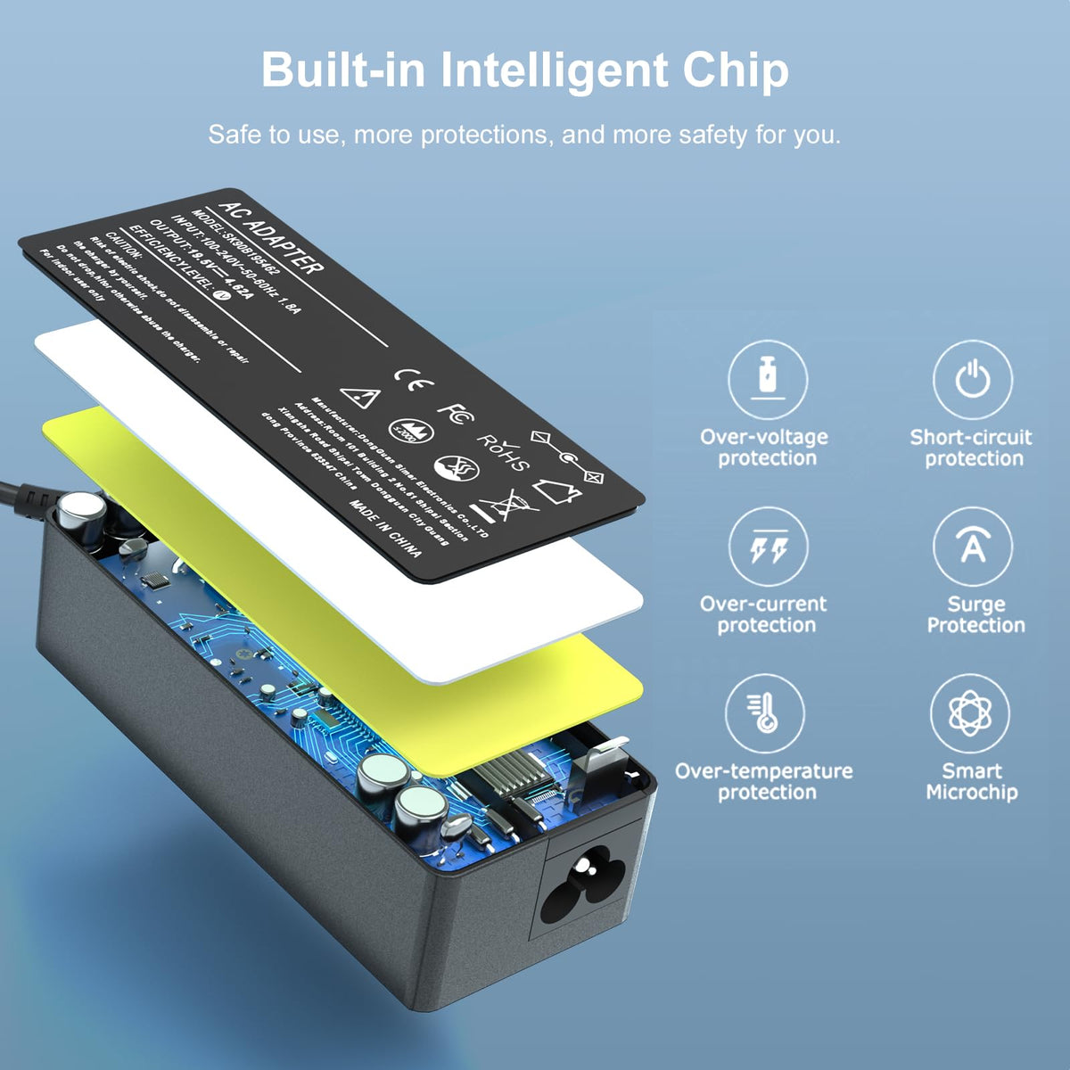 Onadrive pro-grade safety chip protects against over-voltage and overheating