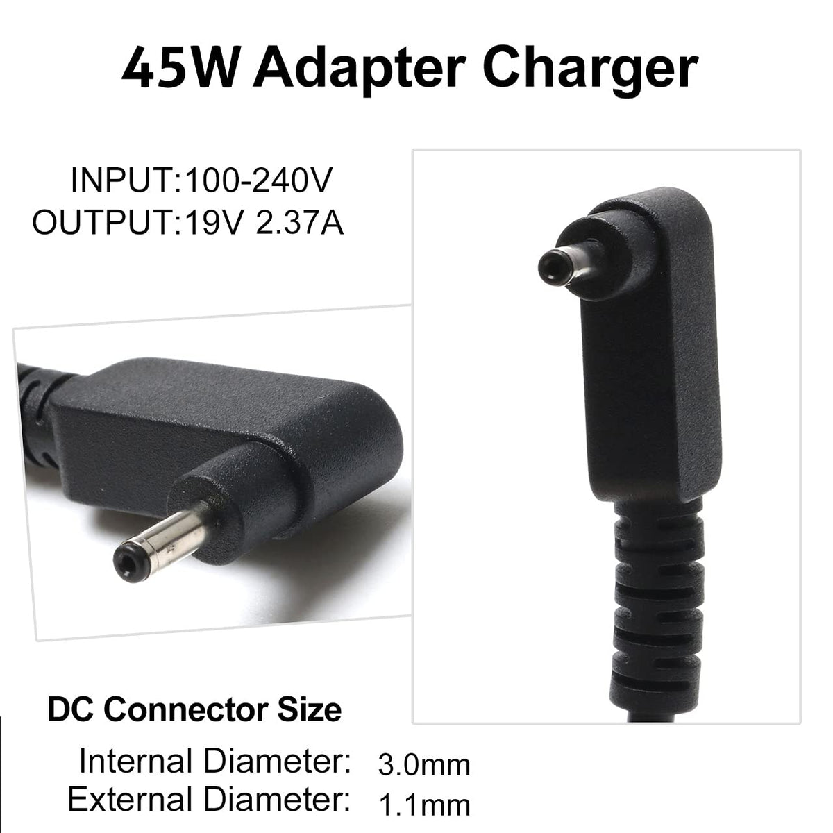 Onadrive 3.0mm x 1.1mm connector ensures a secure, precise fit