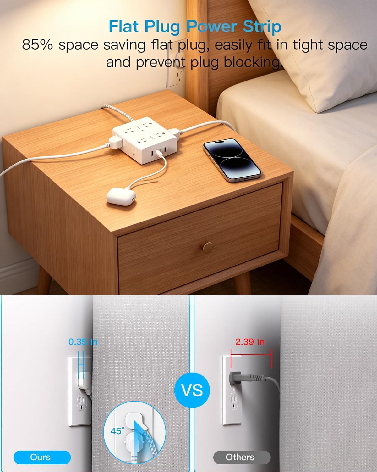 One Beat 1080J surge protector guards devices against spikes