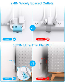One Beat USB-C ports provide fast charging for compatible devices.