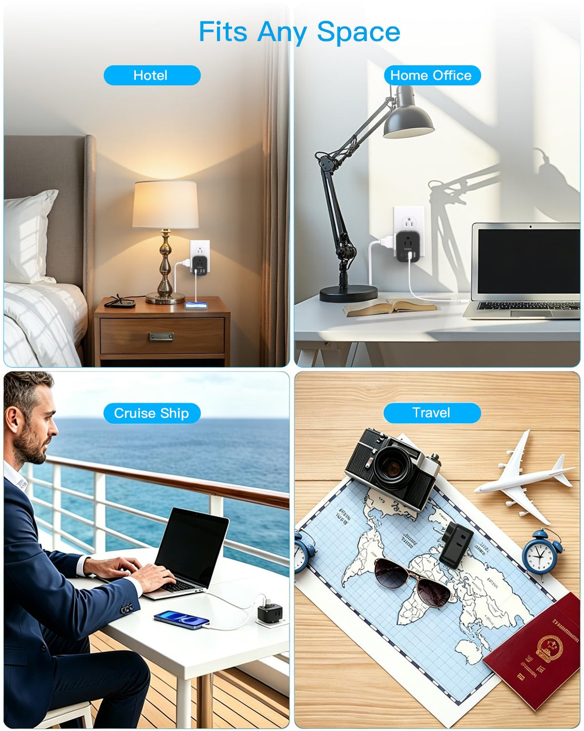 One Beat ETL FCC certified outlet ensures reliable performance across destinations.