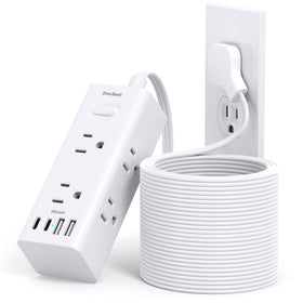 One Beat flat plug front view showing low profile and wall clearance benefit