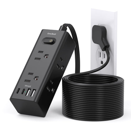 One Beat front view showing six outlets and USB ports, tidy charging solution
