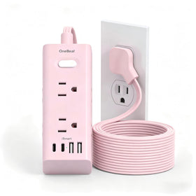 One Beat front view showing six outlets and four USB ports, organized charging benefit