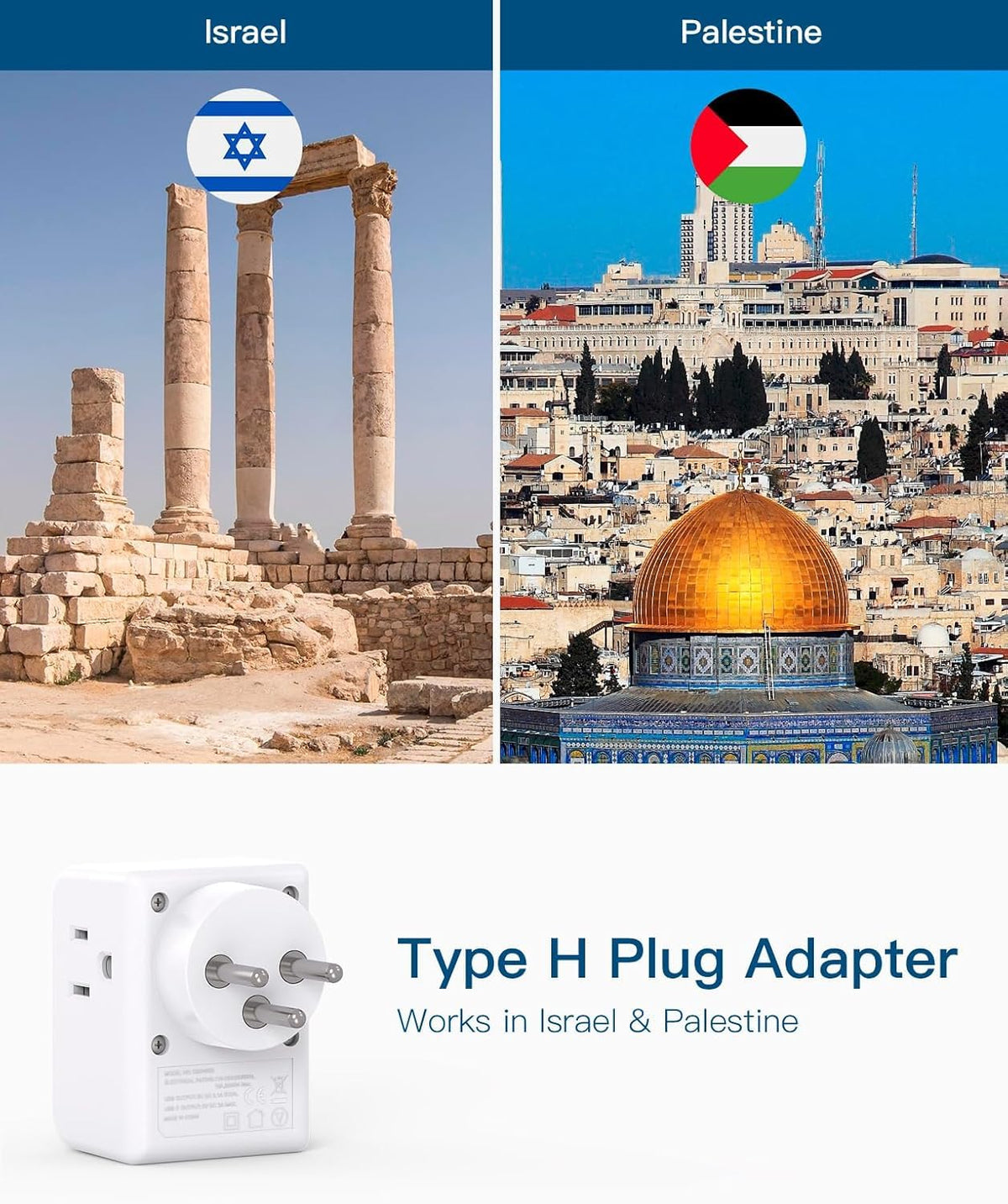 One Beat adapter showing USB-C fast charge ports for quick power