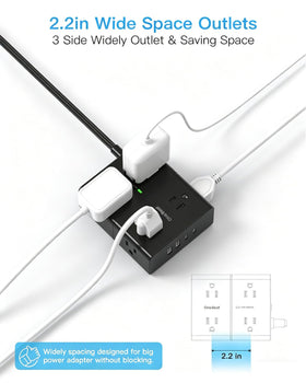 One Beat eight-point safety system guards devices and protects against overload.
