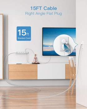 One Beat space-saving design helps tidy your home office while powering multiple devices.