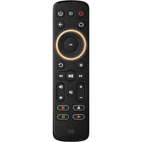 One For All Streamer Remote color ring shows active device.