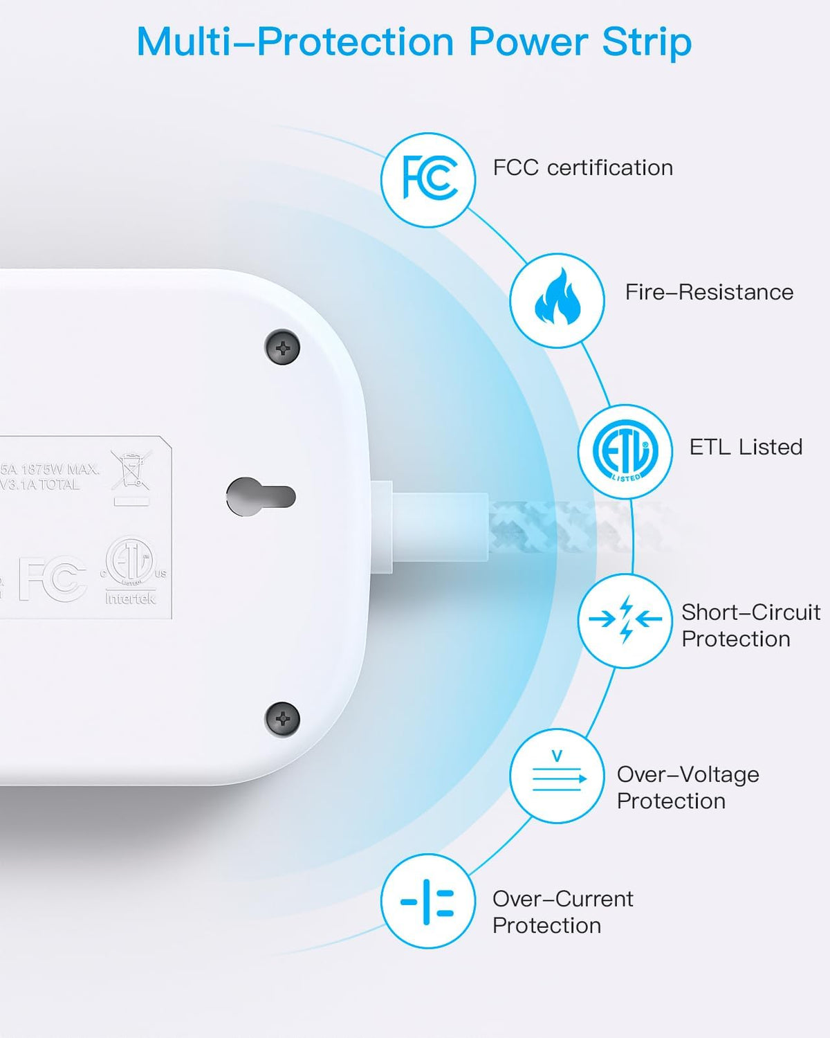 One Beat cruise essentials safety certified ETL FCC for cruise and dorm use.