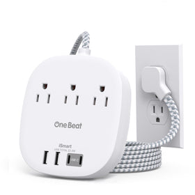 One Beat cruise power strip on a desk, enabling multi-device charging on board