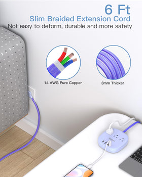 One Beat cruise power strip with no surge protection, ideal for ship policies