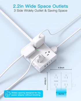 One Beat mounting holes allow secure desk or wall installation.