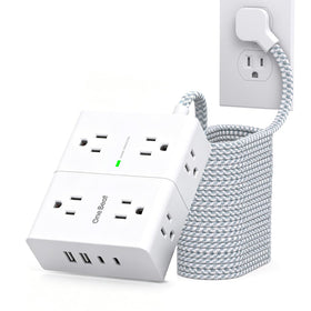 One Beat front view showing eight outlets and four USB ports for versatile charging