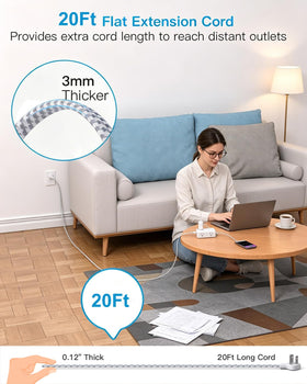 One Beat outlet layout showing wide spacing, fits large adapters without blocking