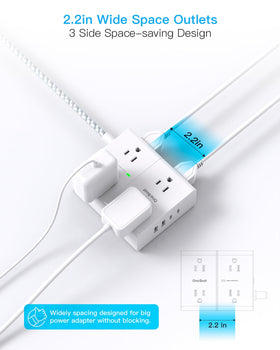 One Beat illuminated surge protection indicator showing device safety